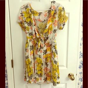 Free People tie-front dress